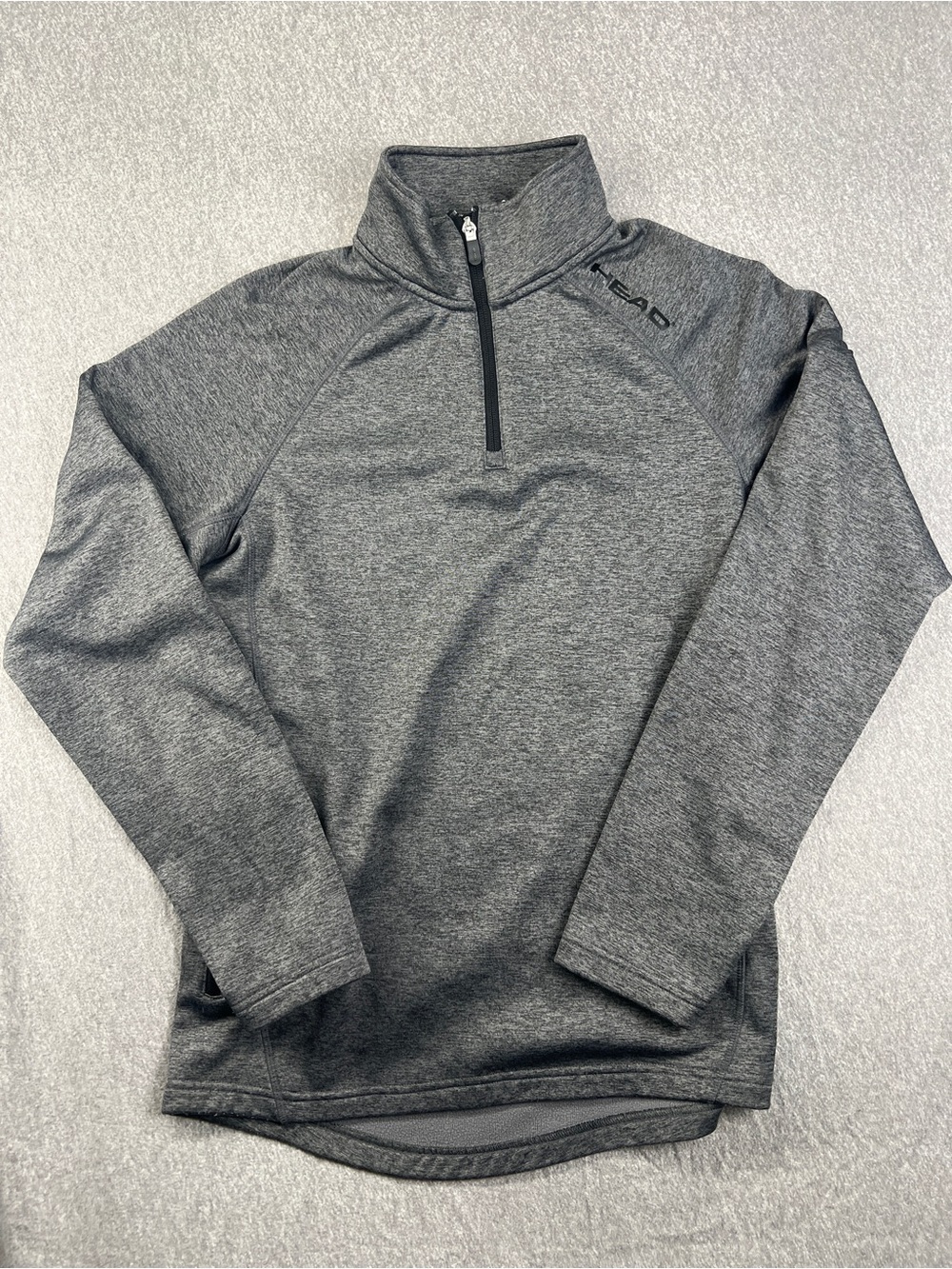 HEAD Men’s Gray Quarter-Zip Performance Pullover
